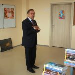 Павел Виноградов на открытии школы №690